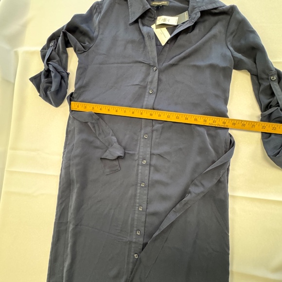 Banana Republic Navy Shirt Dress Size SP - Picture 9 of 10